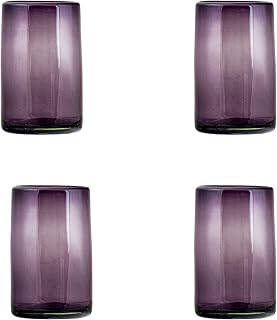 10 Strawberry Street Morado Mexican Glassware, Hiball, Set of 4