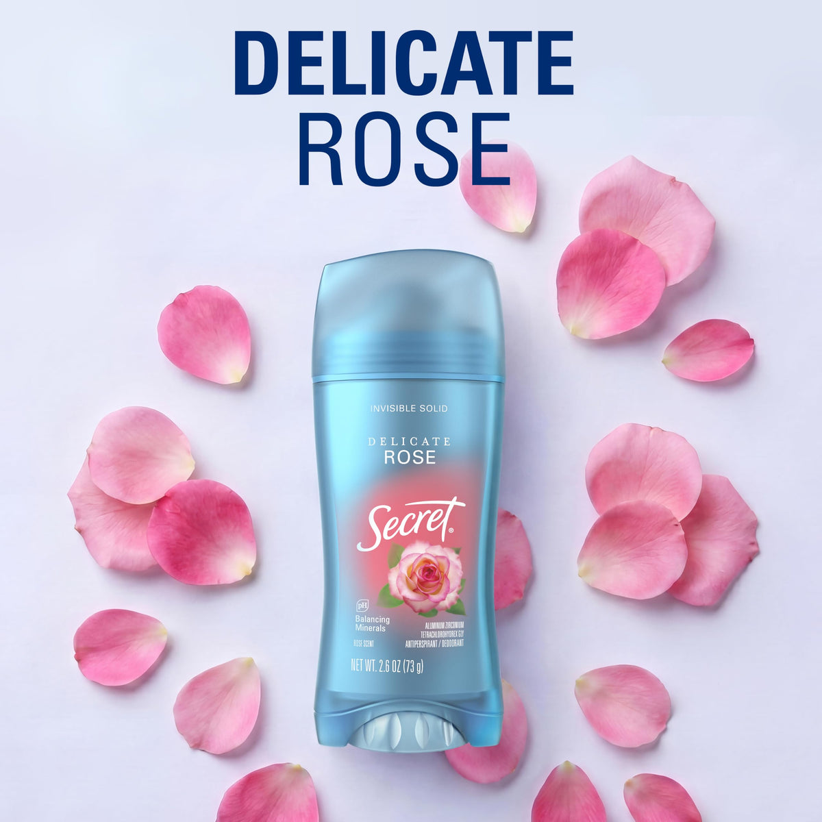 Secret Rose / 2.6 Ounce (Pack of 12) / 12 Antiperspirant Deodorant
