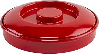G.E.T. TS-800-L-R Commercial-Grade Tortilla Server / Holder w/ Lid, 7.75", Red (Set of 12)