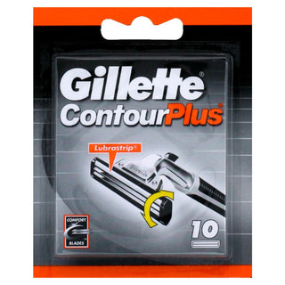Original Contour Plus Cartridges - 10 Pack by Gillette – 1 Count (Pack of 10), Pack of 2, Model 5841821207
