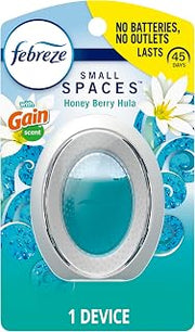 Febreze Small Spaces Air Freshener, Odor-Fighting, Plug In Alternative, Air Fresheners for Home and Bathroom and Kitchen, Closet Air Fresheners, Honey Berry Hula Scent, 1 Count