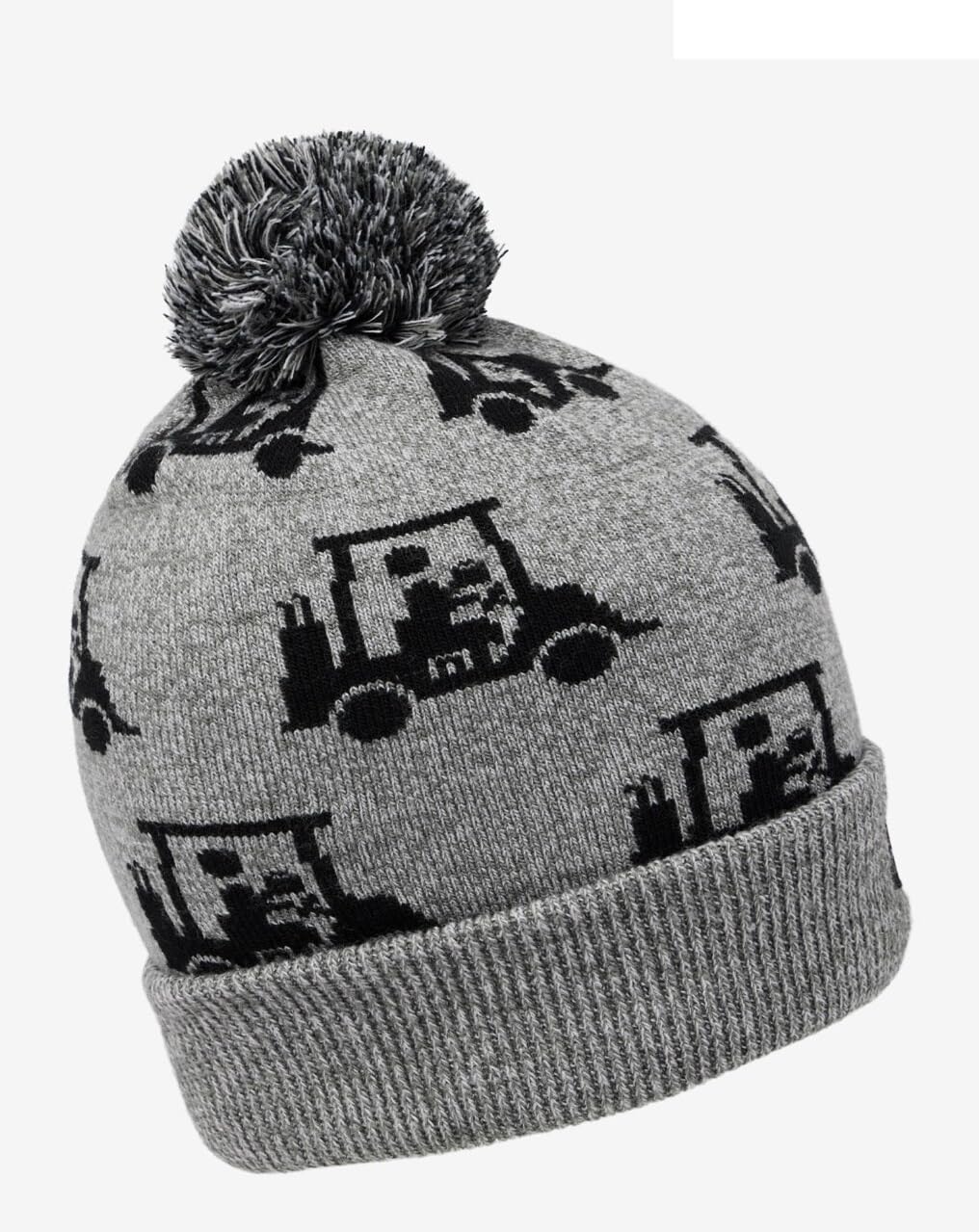 Men's Mapes Beanie Heather Grey One Size by TravisMathew – Rayon, Heather Grey, Model 1MAB274