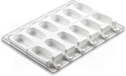 Silikomart Ice cream and cake lolly moulds, 12 servings of 90 ml, make ice lollies
