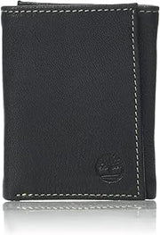 Timberland Men's Genuine Leather RFID Blocking Trifold Wallet