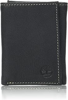 Timberland Men's Genuine Leather RFID Blocking Trifold Wallet