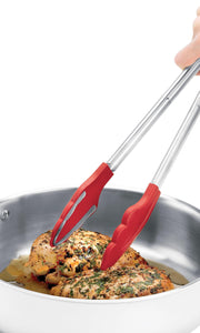 Cuisipro 9.5-Inch / Red / Serving Tongs Tongs