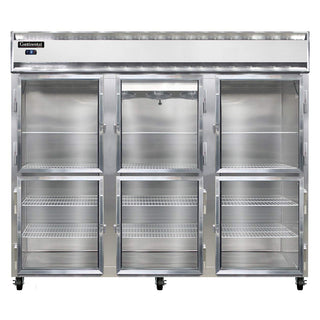 Extra-Wide Three Section Reach In Glass Door Freezer by Continental Refrigerator – Model 3FE-SA-GD-HD