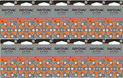 Rayovac Extra Hearing Aid Batteries, Size 13 (80 Total Batteries)
