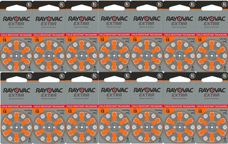 Extra Hearing Aid Batteries by Rayovac – Pack of 80, Model Hengulus