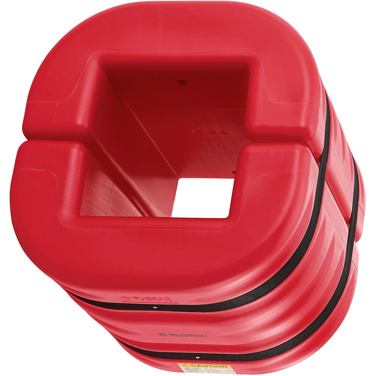Column Protector for Square or Round Columns by Global Industrial – HDPE, Red, Model 670834