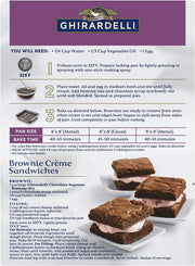 Chocolate Supreme Brownie Mix by Ghirardelli – 17.75 oz, Model DCS-1626B