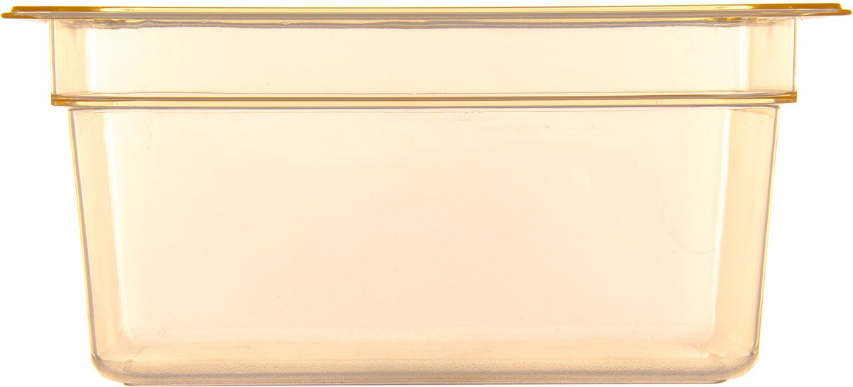 High Heat Food Pan by Carlisle FoodService Products – Half Size (Pack of 1), 8.7 quarts, Amber, Model 10422B13