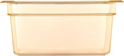 Carlisle FoodService Products Half Size (Pack of 1) / Amber / 6" Deep Storage & Transport