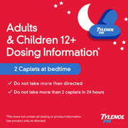 PM Extra Strength Caplets by Tylenol – 24 Count (Pack of 1), Acetaminophen, 24ct, Model JJ-2403