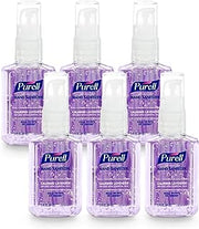 Purell Hand Sanitizer Gel Lavender Travel Pump Bottle, 6ct x2oz, 3905-04-EC