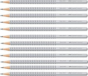 Faber-Castell 205044 - Bleistift Grip 2001, Härtegrad HB, 12 Stück