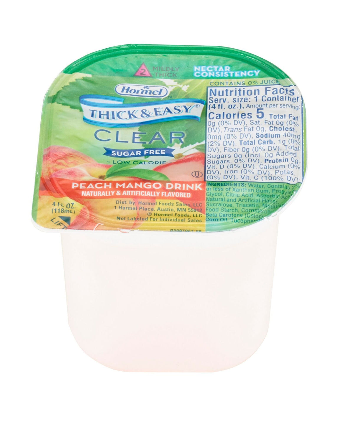 Thick & Easy Peach Mango / 4 Ounce / Nectar Fruit Juice