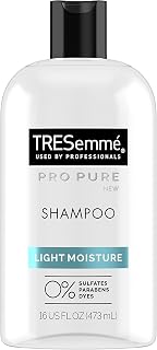 TRESemmé Pro Pure Shampoo For Daily Moisture Light Moisture Paraben Free, Dye Free Shampoo 16 oz