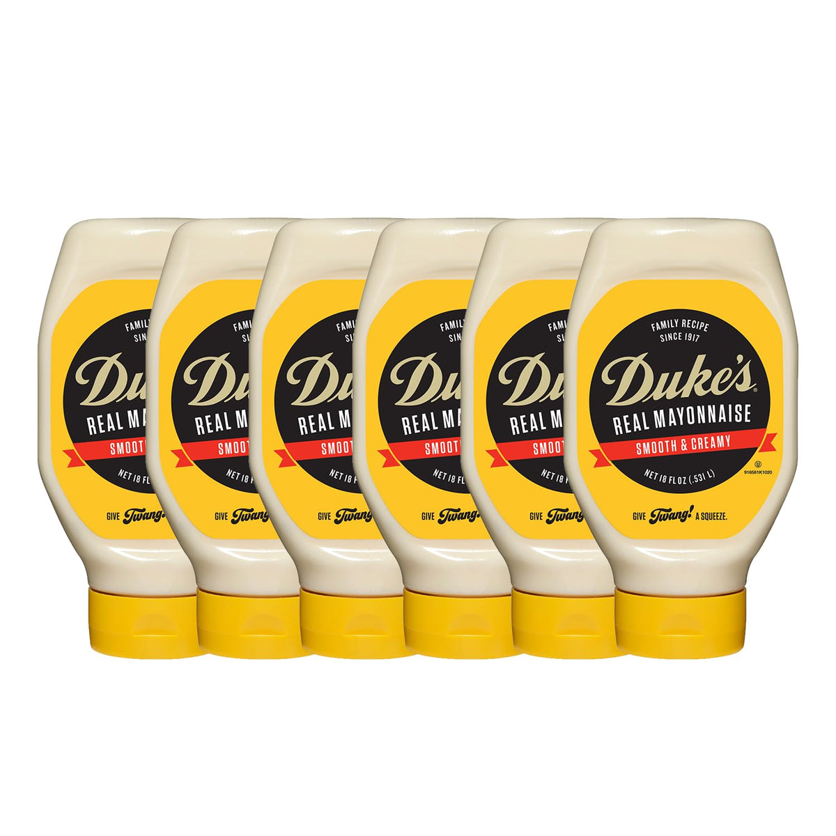 DUKE'S Real Mayo / 18 Ounce (Pack of 6) / 6 Mayonnaise
