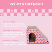 THE LICKER STORE Pink/Red / 23.63" / Modern Scratching Posts