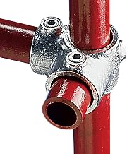 KEE KLAMP 90 Two-Socket Tee Galvanized Iron Pipe Fittings- Fits 1-1/2" Schedule 40 Pipe