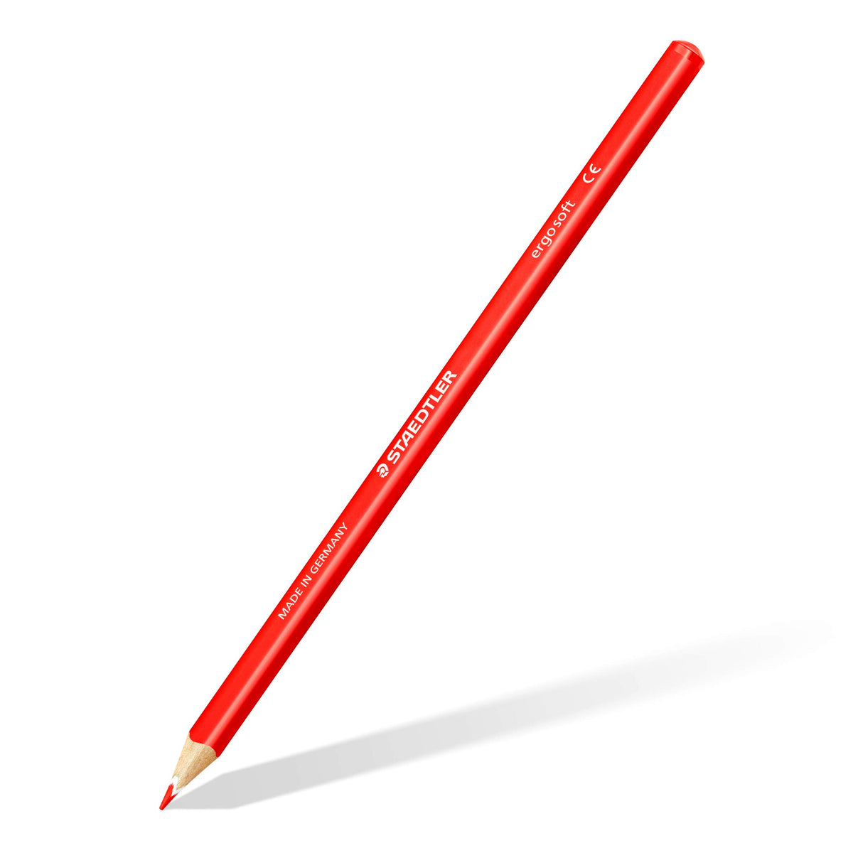 Ergosoft Colored Pencils by STAEDTLER – 24 Count (Pack of 1), Wood, Assorted, Model 157SB24CB