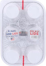 Handi Foil, Muffin Pans with Lids and Bake Cups, 1 EA