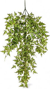 Artificial Vine Wall Hanging Plant, Greenery Design, Faux Garland, Studio Photo, for Office Managers, Yellow, Style to 3