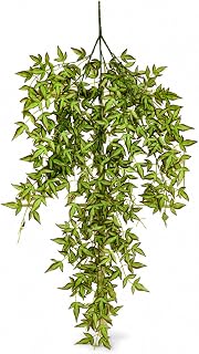 Artificial Vine Wall Hanging Plant, Greenery Design, Faux Garland, Studio Photo, for Office Managers, Yellow, Style to 3