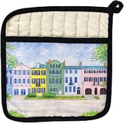 Betsy Drake PT540 Rainbow Row Pot Holder