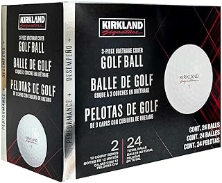 Kirkland Signature Three-Piece Golf Ball Urethane Cover Performance Plus