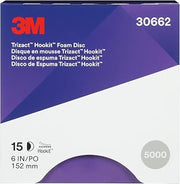 3M Trizact Hookit Foam Disc, 30662, P5000 Grade, 6 in