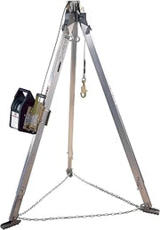 3M DBI-SALA Confined Space Aluminum Tripod with Winch 8301080, 7 ft Tripod, 60 ft Galvanized Cable