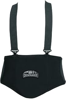 OccuNomix OK-1 92300 Black Lumbar Back Belt, Medium