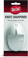 Tablecraft E5699 Knife Sharpener, Compact Design, Easy to Use and Clean, FirmGrip Ergonomic Handle, Guided Sharpening Slot