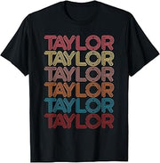 Retro Taylor First Name Vintage Taylor T-Shirt