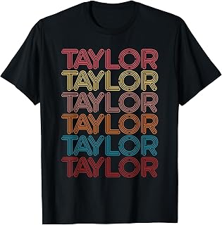 Retro Taylor First Name Vintage Taylor T-Shirt