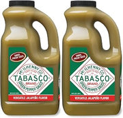TABASCO Brand Green Jalapeño Pepper Sauce, 64 Oz (Pack of 2)