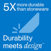 Vitrelle 18-Piece Service for 6 Dinnerware Set by Corelle – 18-Piece Set, Glass, Odisha, Pack of 18, Model 1152978