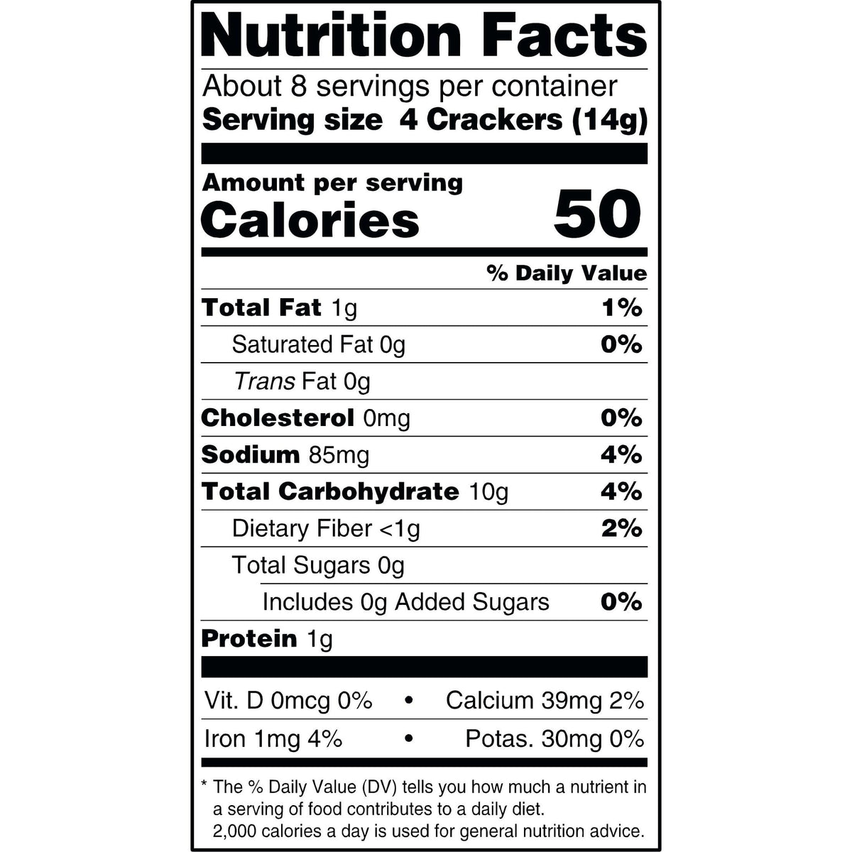 Carr's 2-Flavor Variety / 4.25 Ounce (Pack of 4) / 4 Water