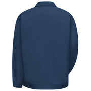 Men's Slash Pocket Quilt-Lined Jacket by Red Kap – XX-Large Tall, Polyester, Navy, Model JT22NV LN XXL