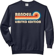 RANDELL Retro 70s 80s Sunset Stripe Comfort Colors Adult Sweatshirt