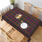 Clan Tennant Tartan Rectangle Tablecloth 60x90 in