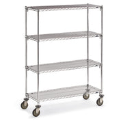 Super Adjustable Super Erecta Wire Trucks by METRO – 8"L x 8"W x 68"H, Wire/Steel, Model 4797700