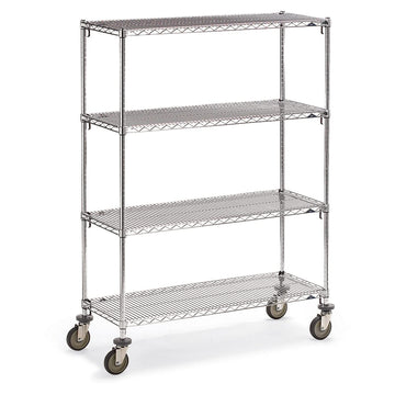 Super Adjustable Super Erecta Wire Trucks by METRO – 8"L x 8"W x 79"H, Wire/Steel, Model 4799000
