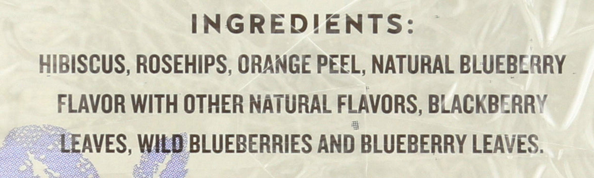 Celestial Seasonings True Blueberry / 20 Count (Pack of 1) / No Color Herbal