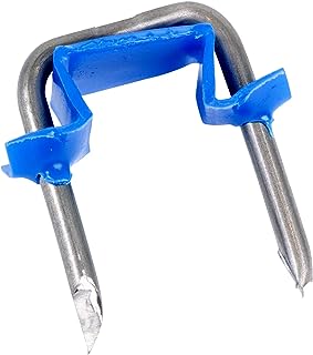 Gardner Bender MSI-550 Polyethylene Insulated Metal Staple, ½ Inch., 14/2 & 12/2 (NM) Non-Metalic Cable, 500 Pk., Blue