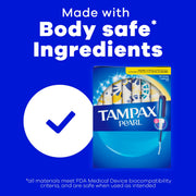 Pearl Tampons for Women Multipack by Tampax – Regular/Super/Super+, Rayon,Cotton,Polypropylene,Polyethylene,Polyester,Titanium Dioxide, Model CUIM3723