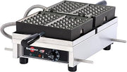 Krampouz Commercial Liège Waffle Iron, 180° Rotating, 120V | 4x7 180° rotating system, cast iron plates, adjustable thermostat 50-300°C, NSF certified