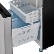 Refrigerator & Freezer Combo by Global Industrial – 16.0 cubic_feet, Stainless Steel, Model BCD-455WTE